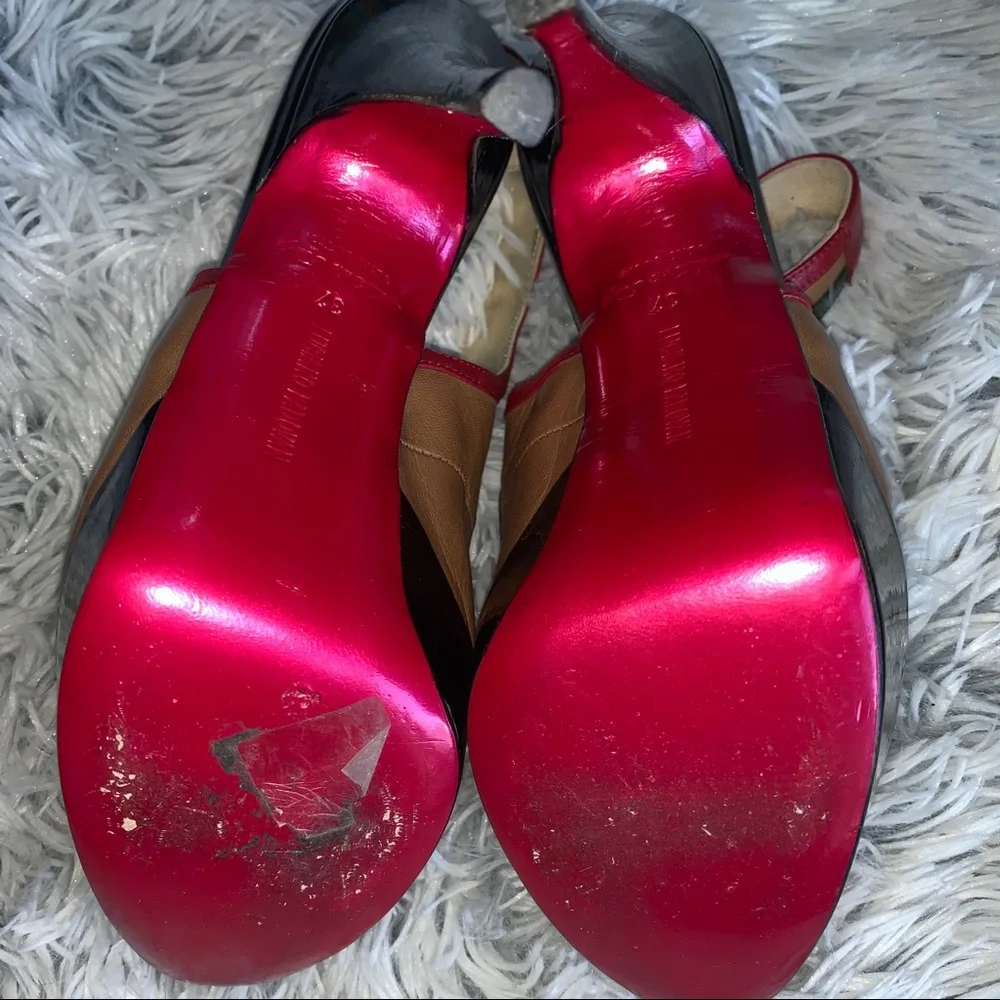 Luciano Padovan Colorblock Platforms